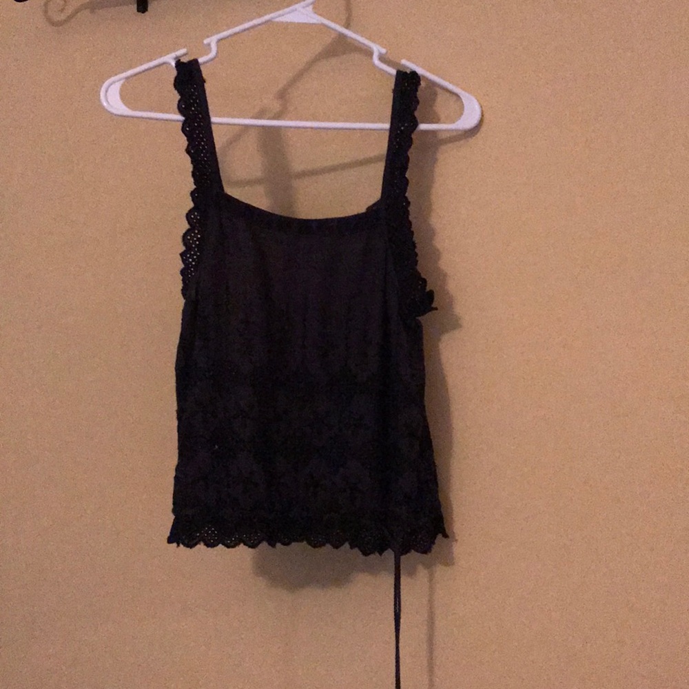 Women’s decorative dark blue blouse